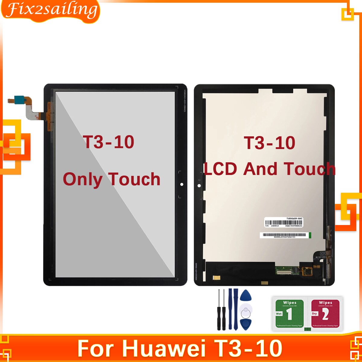 LCD Or Touch Display For Huawei MediaPad T3 10 AGS-L03 AGS-L09 AGS-W09 Touch Screen Digitizer Assembly Tablet LCD For Huawei