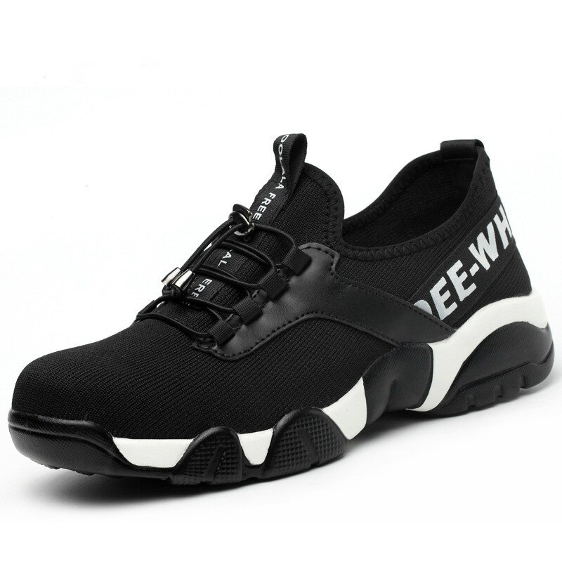 Sommer mænd sikkerhedssko herre åndbare letvægts anti-smashing piercing arbejdssandaler single mesh stål tå sneakers mand: Sijikuan / 10