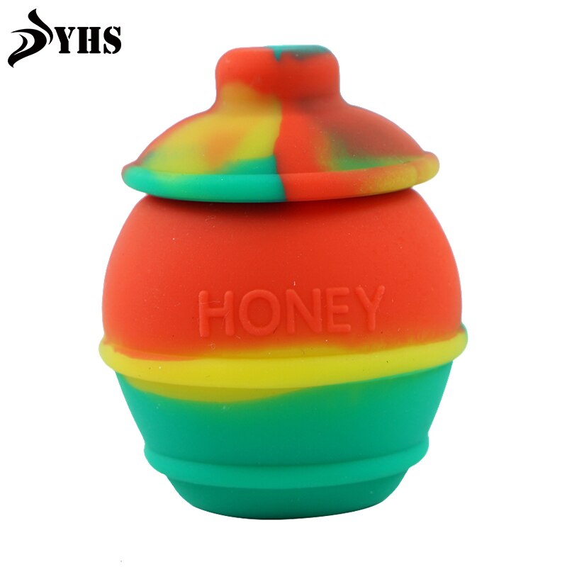 3pcs 35ml Nonstick Silicone Wax Containers Silicone Storage Container bottle jar dad For Wax Oil: rasta