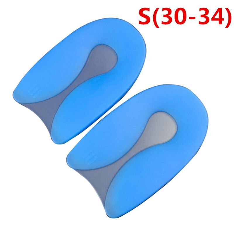 1 paar U-förmigen Waschbar Silikon Schuh Einlegesohle Ferse Protector Plantar Praktische Bursitis Spur Schmerzen Relief Pflege Kissen Ferse pads: S(30-34)