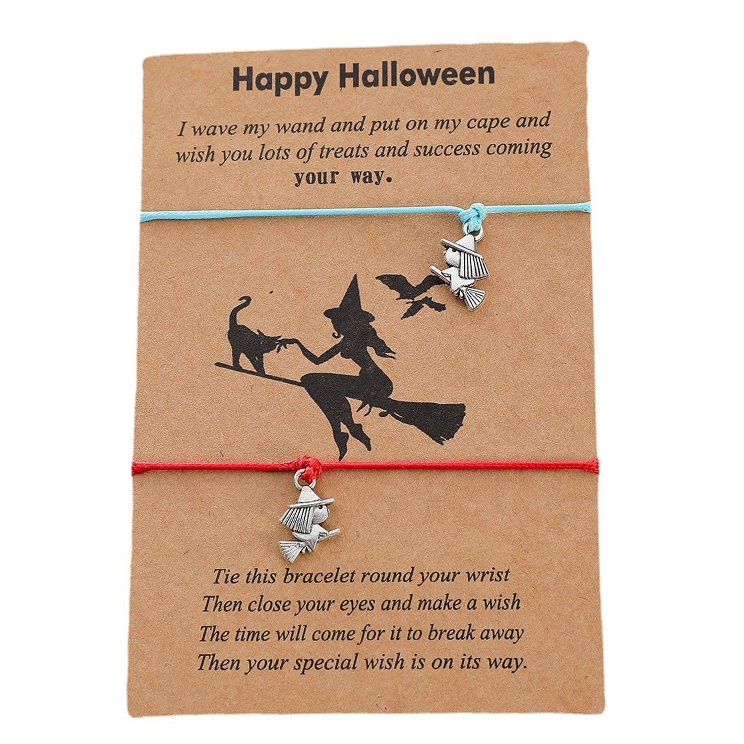 Funny Dancing Heks Kaart Armband Heks Handgemaakte Paar Armband Kids Sieraden Halloween Kid Armband Meisje: 1