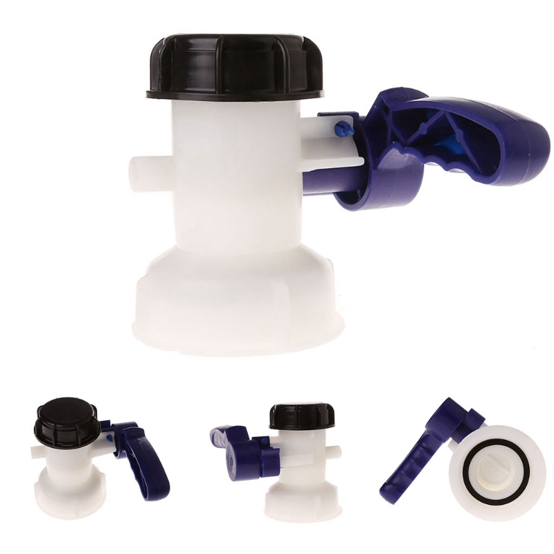 Css Ibc Tote Tank Vlinderklep Afvoer Adapter 2.44 Inch Grove Draad