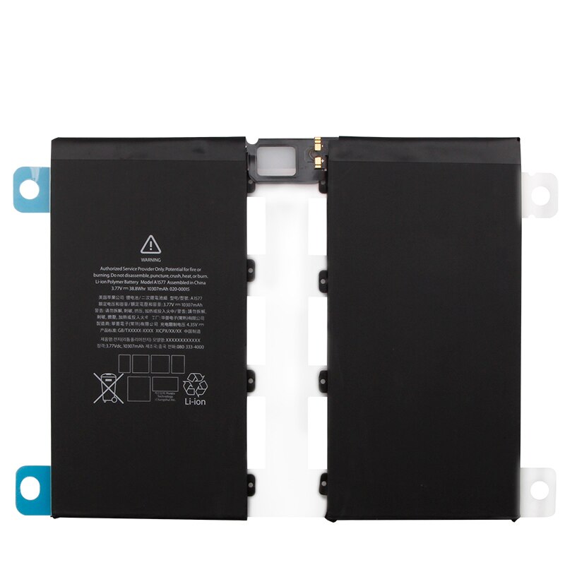 Runtianjin Tablet Battery iPad Pro 12.9 Inch A1577 A1584 A1652 10307mAh High Capacity Tablet Batteries Free Tools
