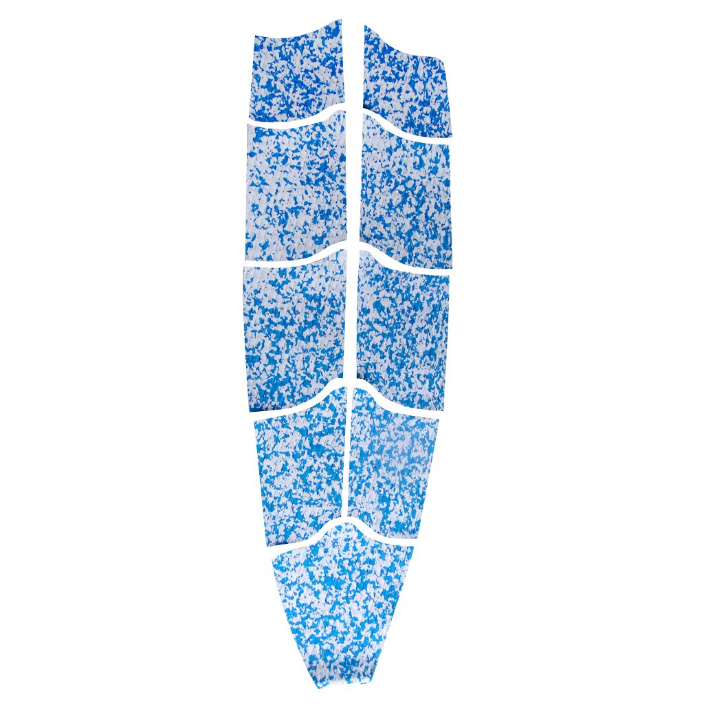 Multicolore 9 pièces Paddle Board coussin de Traction plate-forme de poignée grande protection de remplacement pour votre planche de surf: Blue White Camo