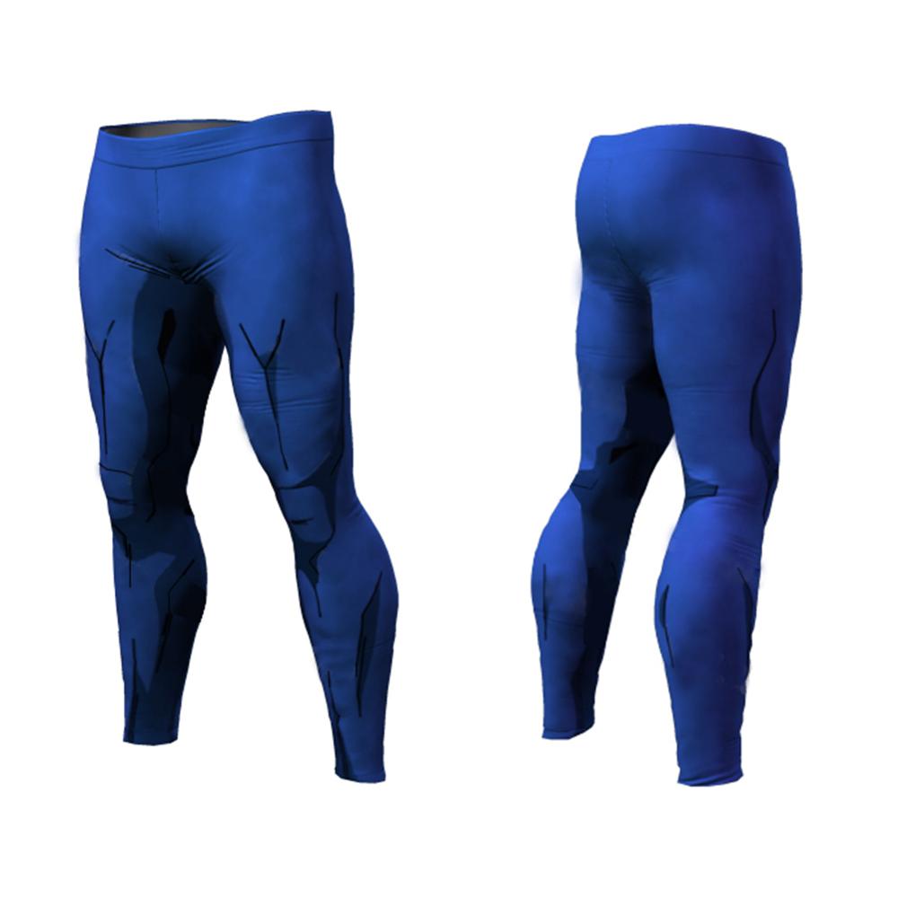 Pantalones secos rápidos de Fitness para hombre, Leggings ajustados de culturismo, entrenamiento, ventilación, secado rápido, color negro