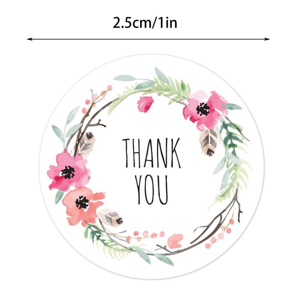 500pcs Per Roll Thank You Stickers 6 Different Thank You DesignsThank You Stickers