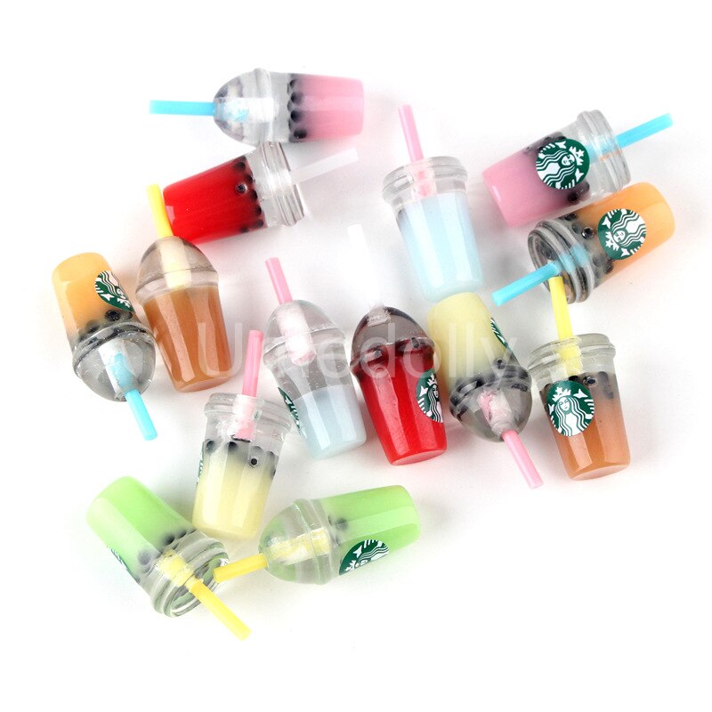 5 Pcs Carino 1/12 Bilancia Casa Delle Bambole in Miniatura di Succo di Caffè Tazza di Tè Al Latte Modello Cibo per Bjd Casa di Bambola Accessori per La Cucina