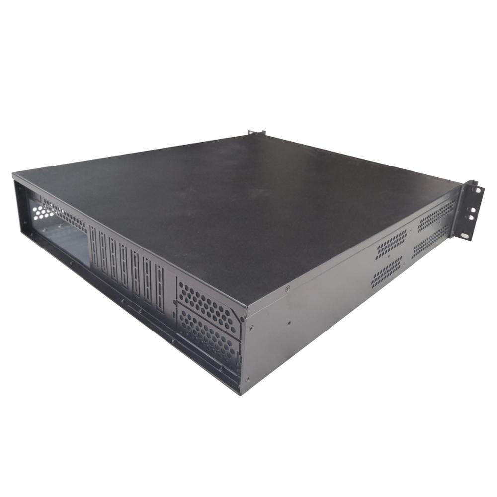 2U industrial equipment case 19 inches rack-mount monitoring server chassis S2490 support multiple power supply 490MM