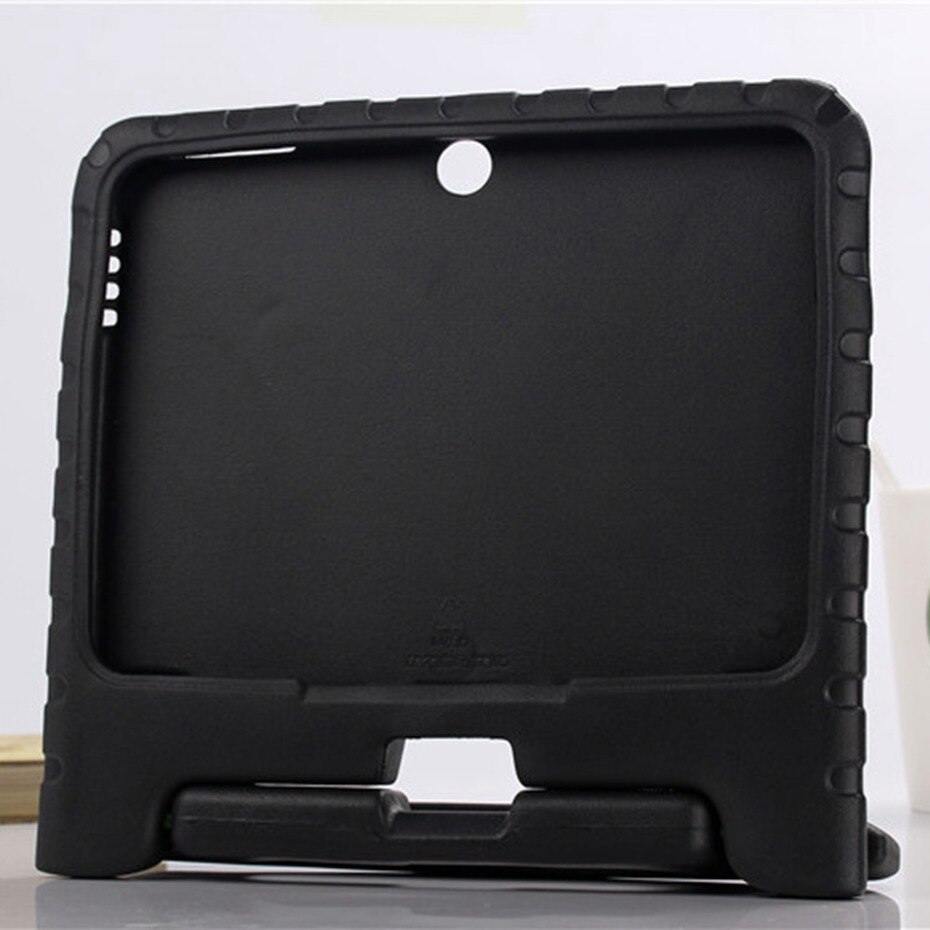 Funda de silicona para tableta Samsung Galaxy Tab 3, 10,1, P5200, P5210, de cuerpo completo, segura, para niños, T530, T531, T535: Negro