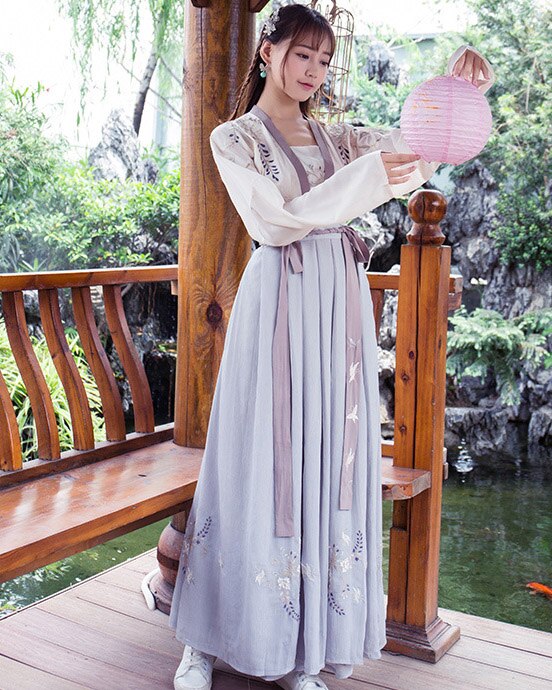 Hanfu frauen chinesischen tanz kostümich qing-dynastie kostüm chinesischen hanfu traditionellen chinesischen kleid: alle einstellen / L
