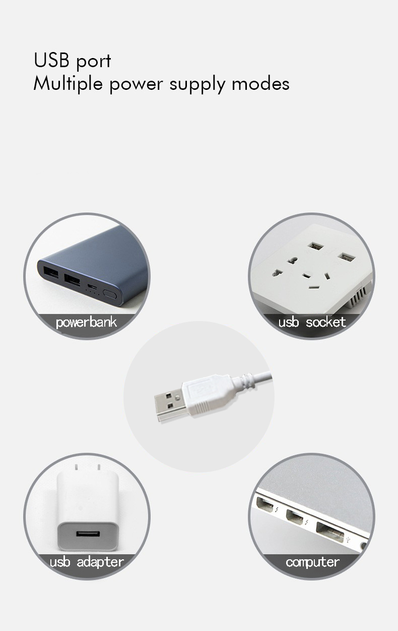 Usb-driven mini-led-spotlight - energibesparande, aluminium, lämplig för belysning under konstverk, växter, smyckesdisplayer och skåp
