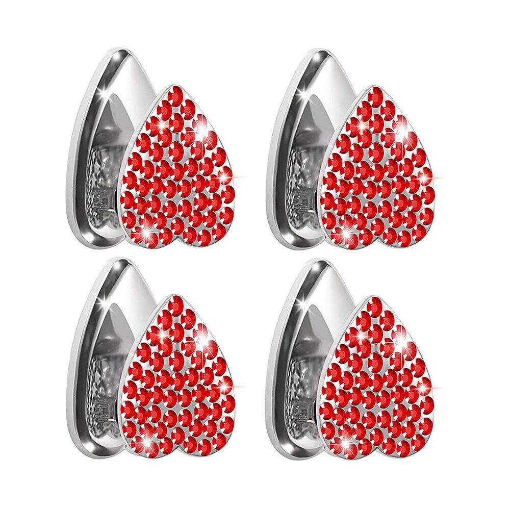 URAQT 8 Pezzi di Clip di Profumo a Forma di Fiore, con 4 Compresse per Aromaterapia, Clip per Deodorante per Auto, Clip per Presa d'Aria Decorazione per Auto, Diffusore Profumo Auto