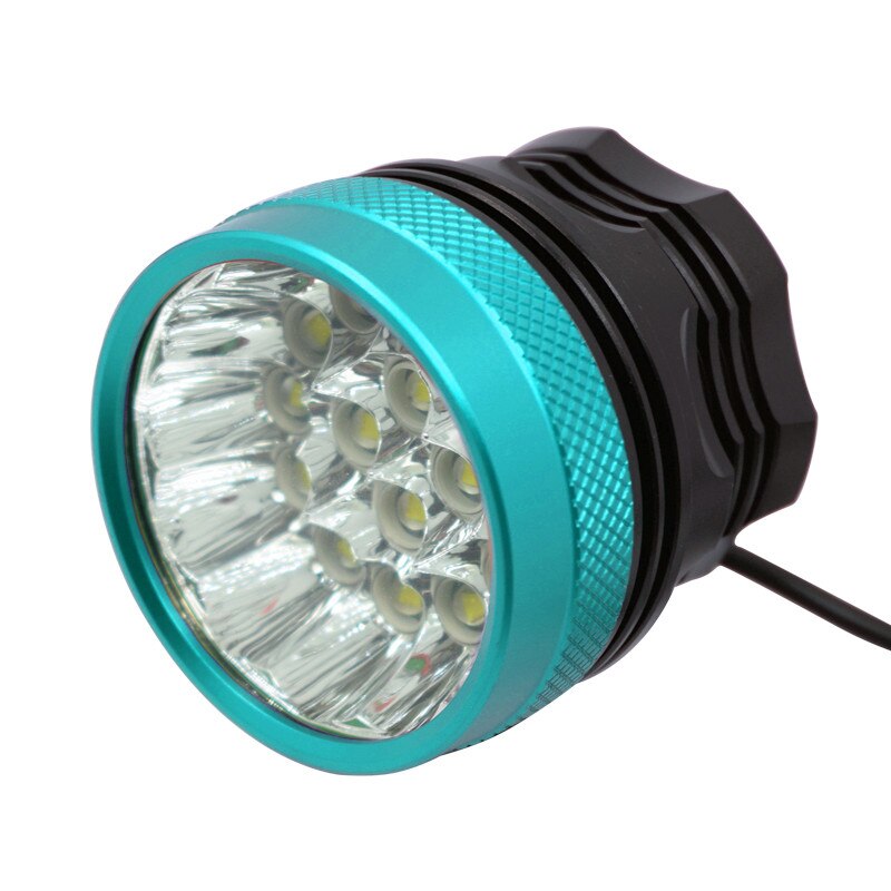 WasaFire 40000 Lumen 16 * T6 LEDs Fahrrad Lampe Fahrrad Front Licht Lauf Scheinwerfer Reiten Radfahren Roller Taschenlampe luz bicicleta: Blue only light