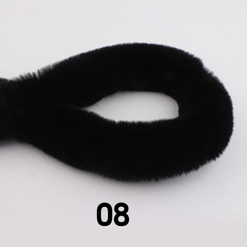 5M Verdikte Kunstmatige Konijnenbont Trim Kleding Accessoire Faux Fur Strips Voor Trui Jas Hood Hat Diy Pluizige Kledingstuk materialen: 08