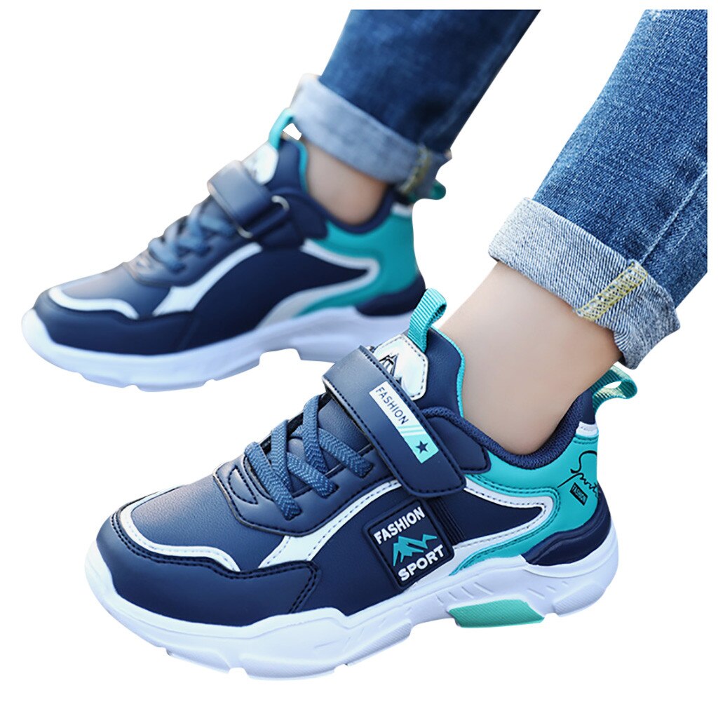 Big Size Children's Shoes Rubber Sole Handmade Casual Sneaker Lightweight Shoes Kids Young Comfortable Wal