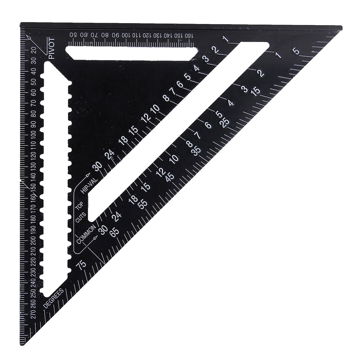 30cm Aluminium Set Square ruler 12" Protractors Rafter Angle Frame Measuring Carpenter Measurement woodworking Triangular Rule