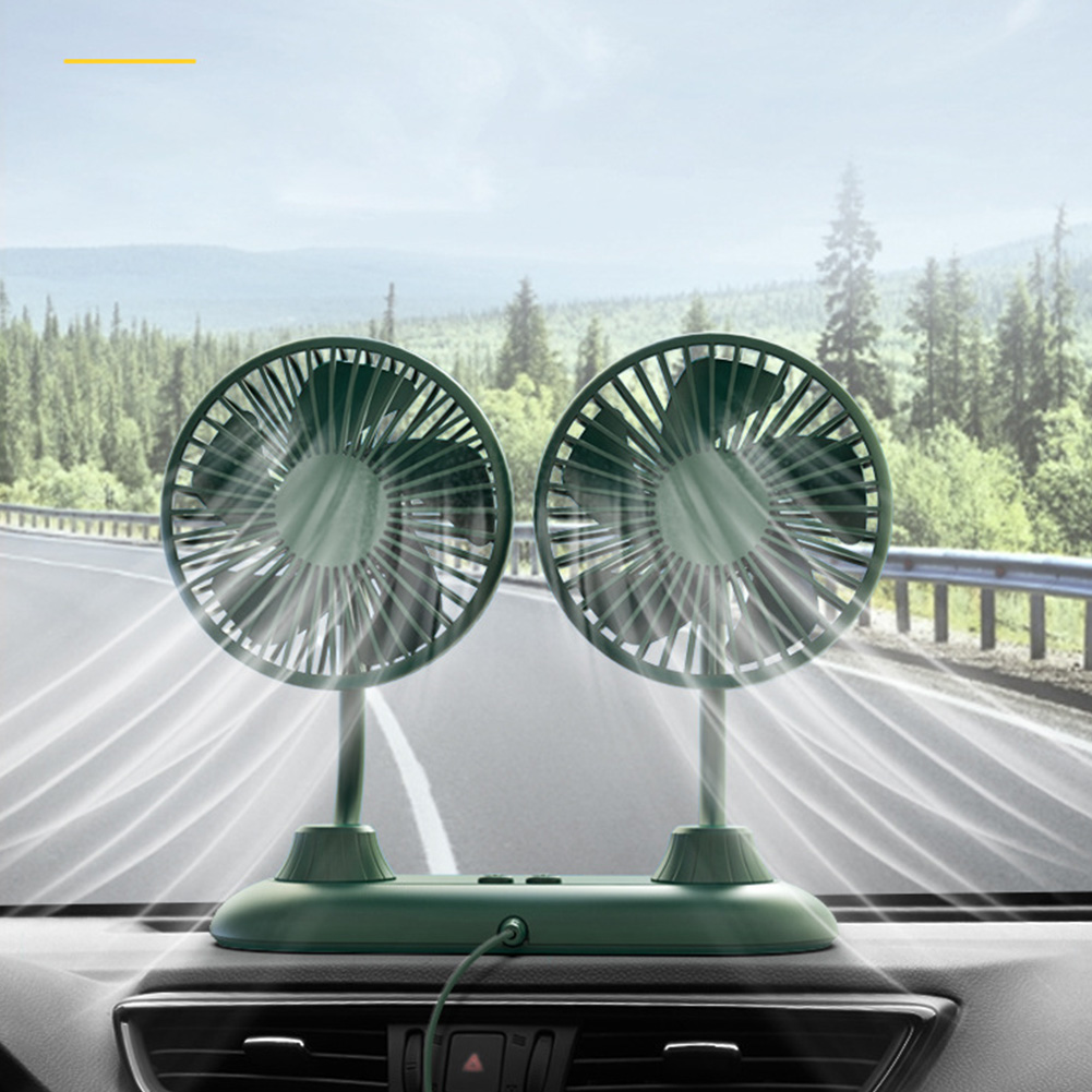 Usb Auto Ventilator Voor Dashboard Luchtcirculatie Fans Abs Drie Snelheden Aanpassing Zomer Luchtkoeling Ventilator