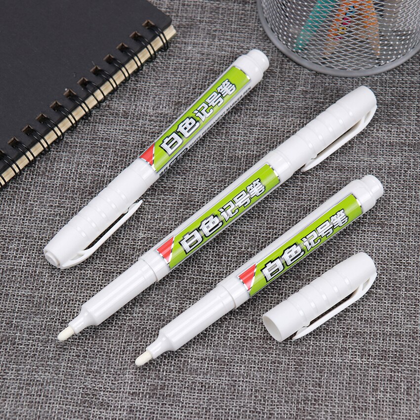 Stylo marqueur blanc, 1 pièce, marqueur à souligner pour croquis pour enfants, Art, peinture Manga, fournitures scolaires