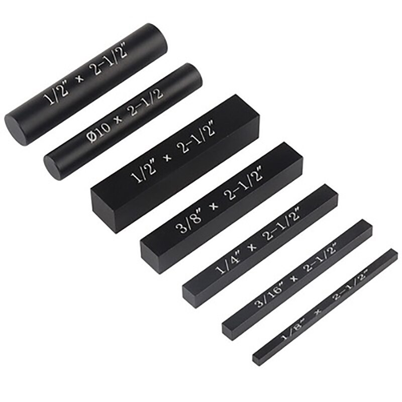 15/7Pcs/Set Precision Saw Setup Blocks Guage Table Setup Bars Depth Test Distance Alloy Set Up Bar Woodworking Measuring Block: 7pcs