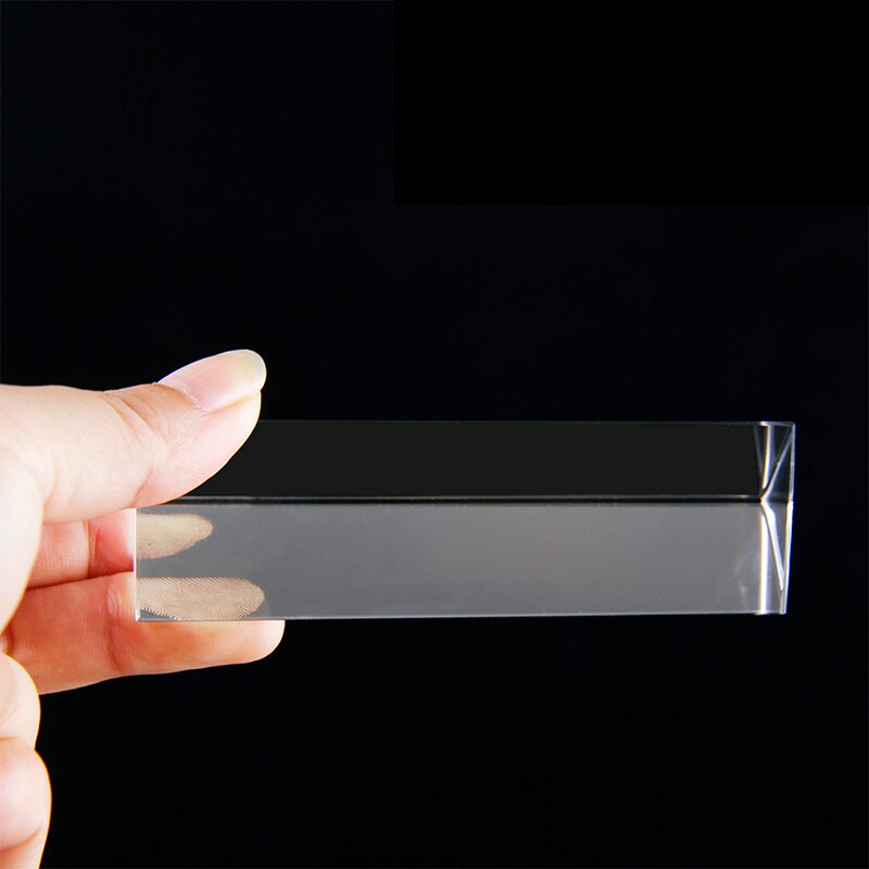 Multiple Sizes Triangular Prism K9 Optical Prisms Glass Physics Teaching Refracted Light Spectrum Rainbow Students Supplies