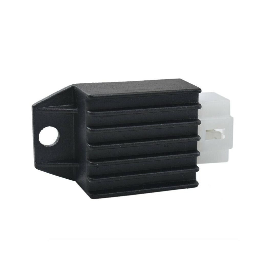 Regulador de voltaje de 12V, rectificador de media onda, 4 pines para moto de cross de 50-125cc, GoKart