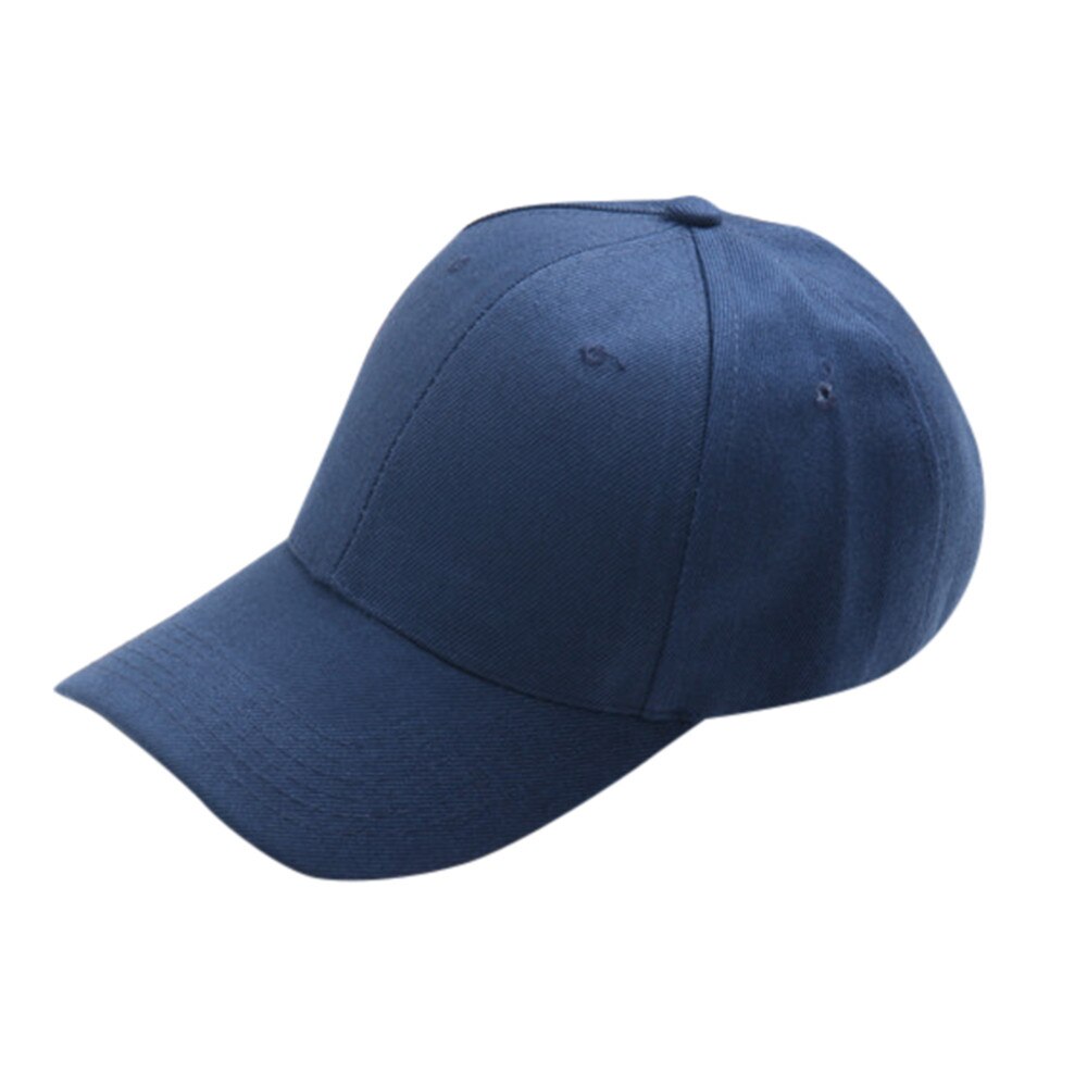 25# Outdoor Sport Hat Summer Hat Cap Children Teenagers Hat Show Solid Kids Hat Boys Girls Snapback Hats Caps Шапка Зимняя: Navy 