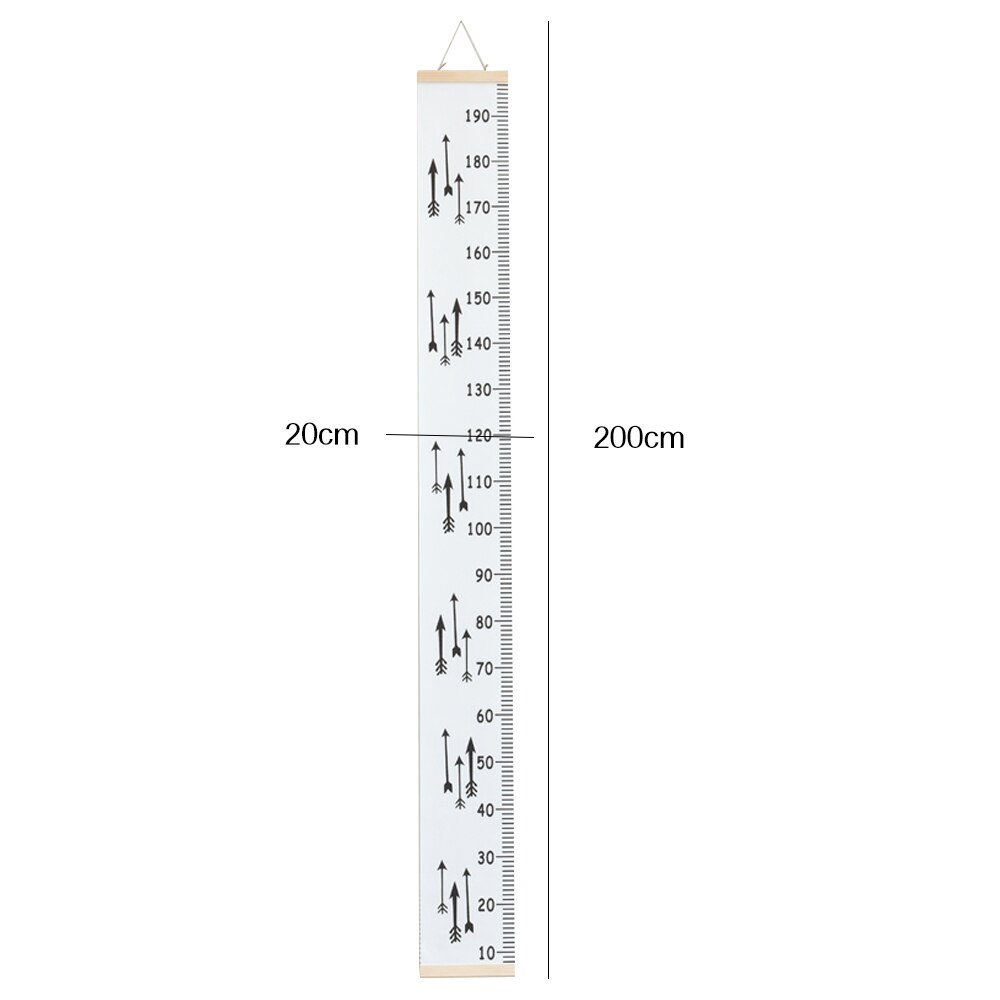 Kid Growth Chart Height Ruler Child Growth Size Chart Height Measurement Ruler For Children'S Room Home Decor Wall Sticker