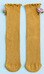 Calzini per bambina in cotone per bambini calzini carini calzini alti per bambini in stile principessa per accessori per abbigliamento per bambina 0-8Y: YELLOW