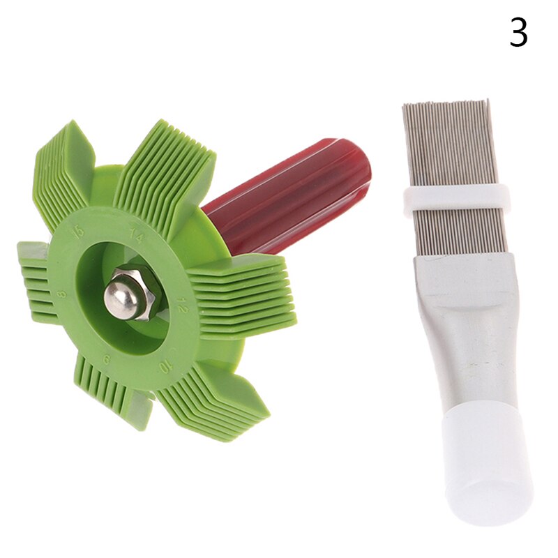 Auto A/C Radiator Condensor Verdamper Fin Coil Kam Airconditioner Spoel Stijltang Schoonmaken Tool Auto Koelsysteem: Lavendel