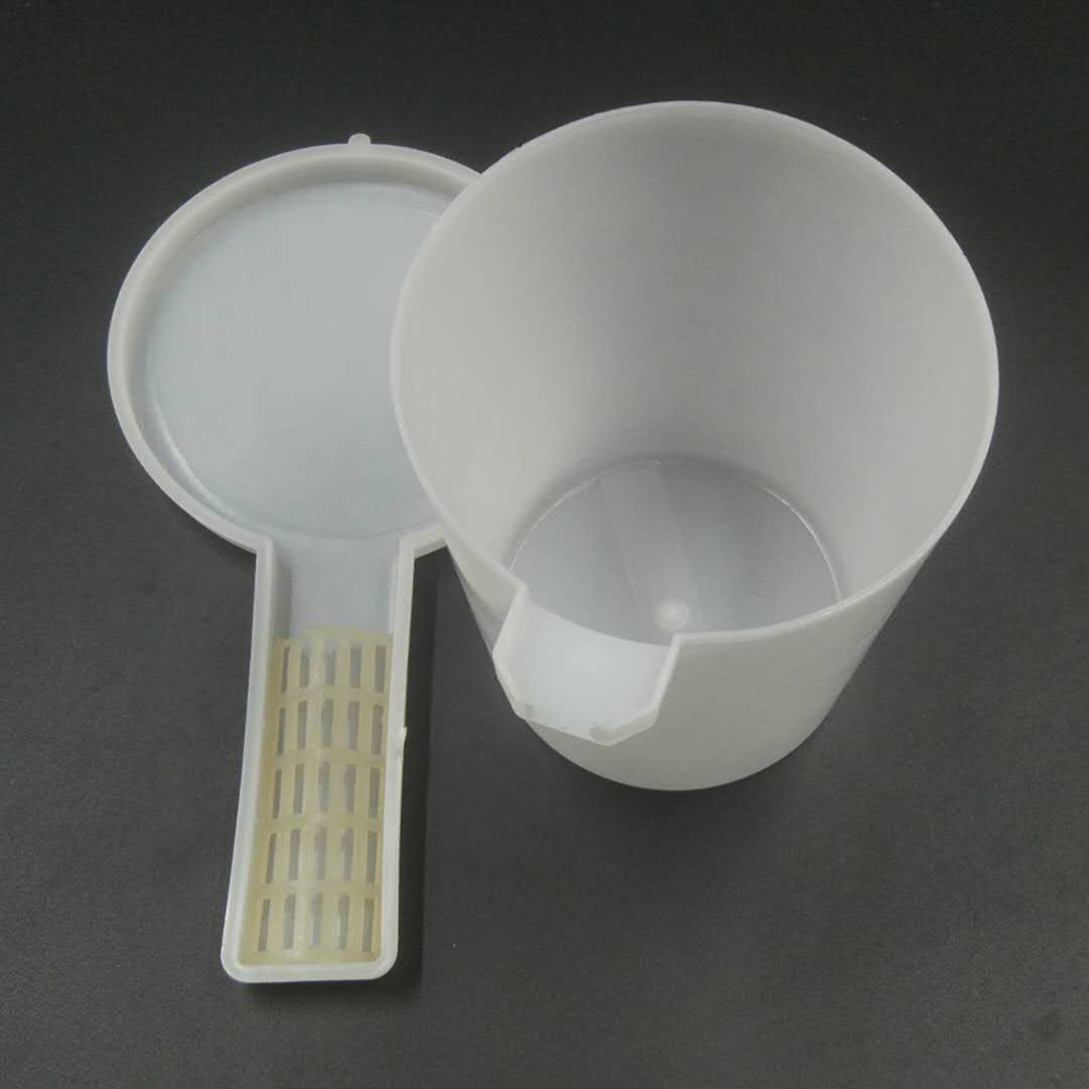 Alimentador de apicultura de abelha, sistema de alimentação para abelha, plástico, 600ml, capacidade de rega, tigela, bebedouro, ferramentas de jantar, 1 peça