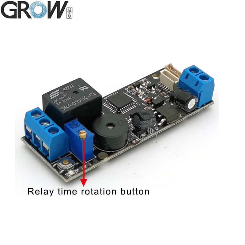GROW K202+R307 DC12V Low Power Consumption Fingerprint Recognition Access Control System+R307 Optical Fingerprint Sensor