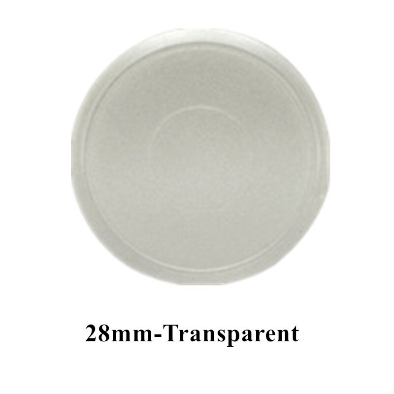 100 sztuk kolorowe Disc Binder dla Discbound notebooki/Planner 24/28mm grzyb otwór luźny liść wiążące Discbound dyski: Transparent-28mm