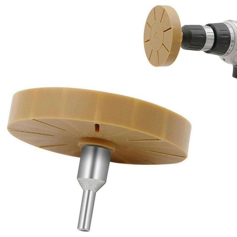 3.5 inch 88MM Universal Rubber Eraser Wheel For Remove Auto Glue Sticker Pneumatic Adhesive Car Paint Repair Degumming Disc
