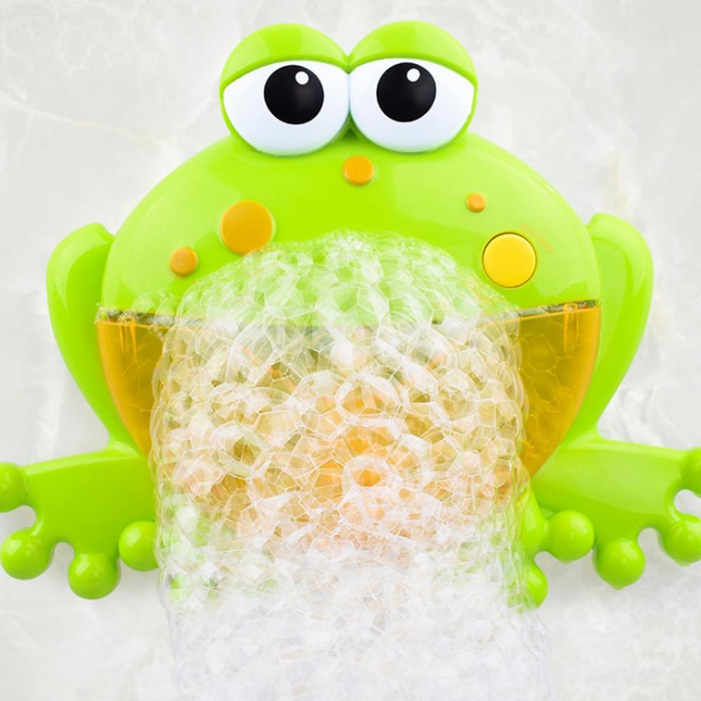 Leuke Kikker En Krab Automatische Bubble Machine Gun Zeep Bubble Blower Outdoor Kids Kind Brithday Speelgoed Voor Kids