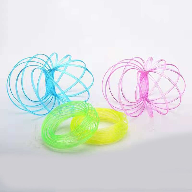 Excerise Interactive Fluid 3D Kinetic Bangle Plastic Toy Stress Relieve Decompression Magic Bracelet Flow Ring