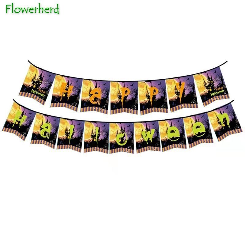 Halloween Decoraties Feestartikelen Servies Set Wegwerp Borden Cups Servetten Messen Vorken Lepels Wegwerp Servies Set