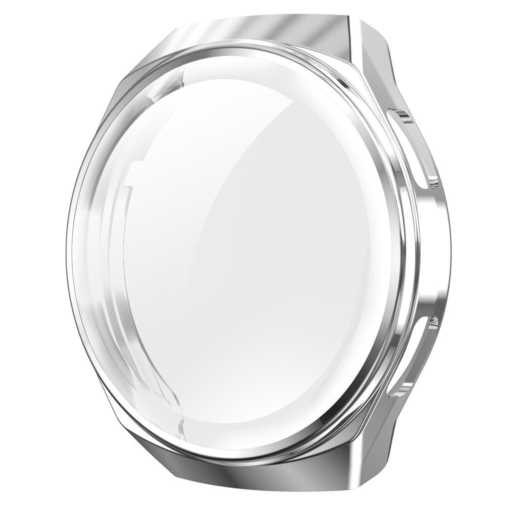 Funda para Huawei Watch GT 2e, carcasa suave de TPU, marco de cobertura completa, accesorios de reloj inteligente, parachoques + Protector de pantalla, reloj Huawei GT2E: sliver