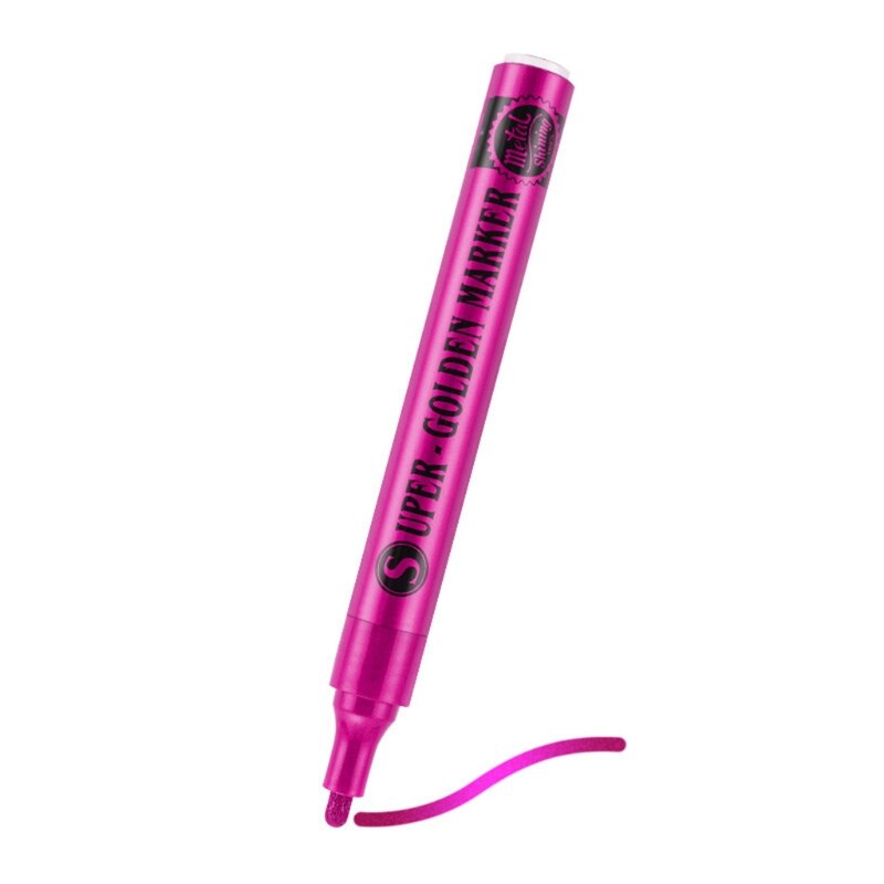 Multifunctionele Verf Marker Pen Acryl Verf Pen Voor Rock Schilderen Diy Art Craft: Rose red