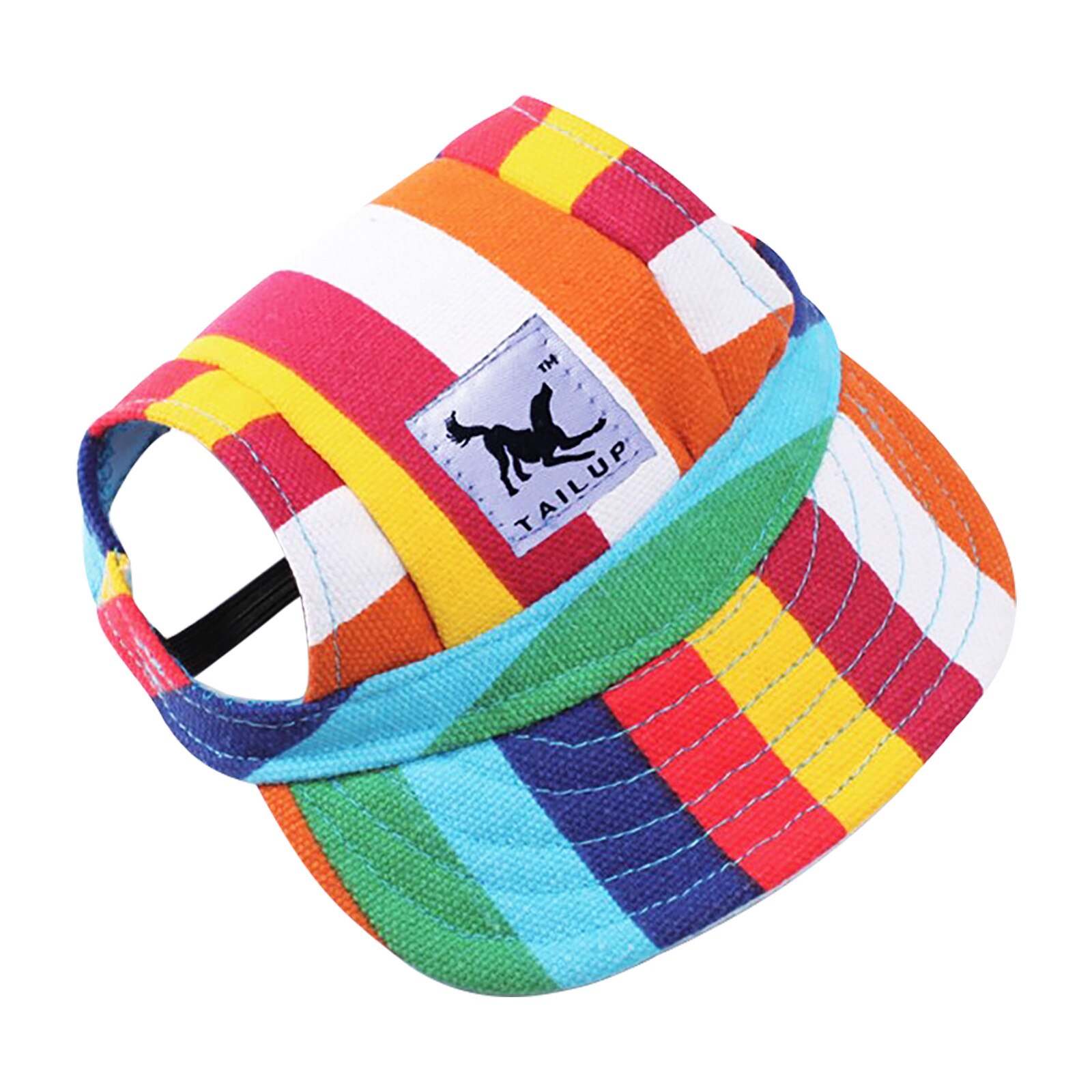TAILUP Small Pet Summer Canvas Cap Dog Baseball Visor Hat Puppy Outdoor Pet Cap: C