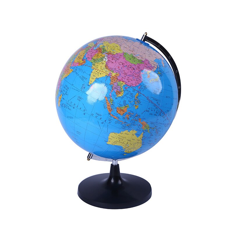 8.5cm Rotary World Globe Model Globe World Map Geography Educational Toy With Stand School Teaching Supplies Aids Students Kids