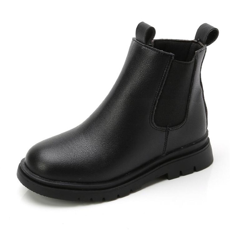 Bottes Martin en cuir pour fille et garçon, chaussures de princesse à semelle souple, taille 27 à 37, automne
