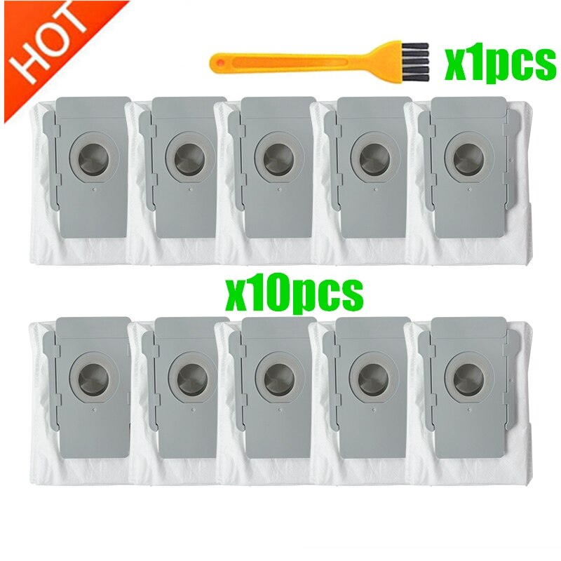 roller Brush Side Brush Filters Dust Bag Replacement for iRobot Roomba S9 S9+ Sweeping Robot Vacuum Cleaner Accessories: 9