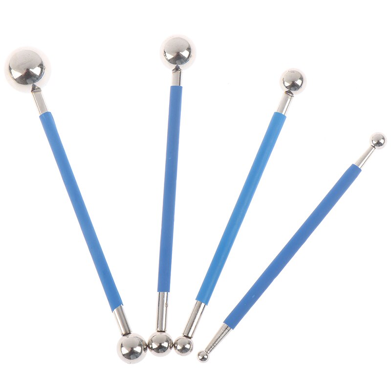 4 st dubbelstålpressad kulplattor injekteringsverktyg reparera stick skrapverktyg
