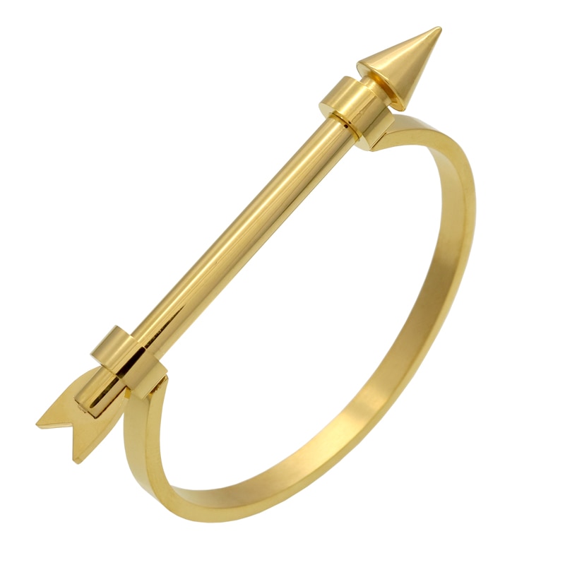 Arrow Armband Noeud armband Goud Kleur Armbanden en Armbanden Voor Vrouwen Schroef Manchet Armbanden Manchette Armbanden Pulseir