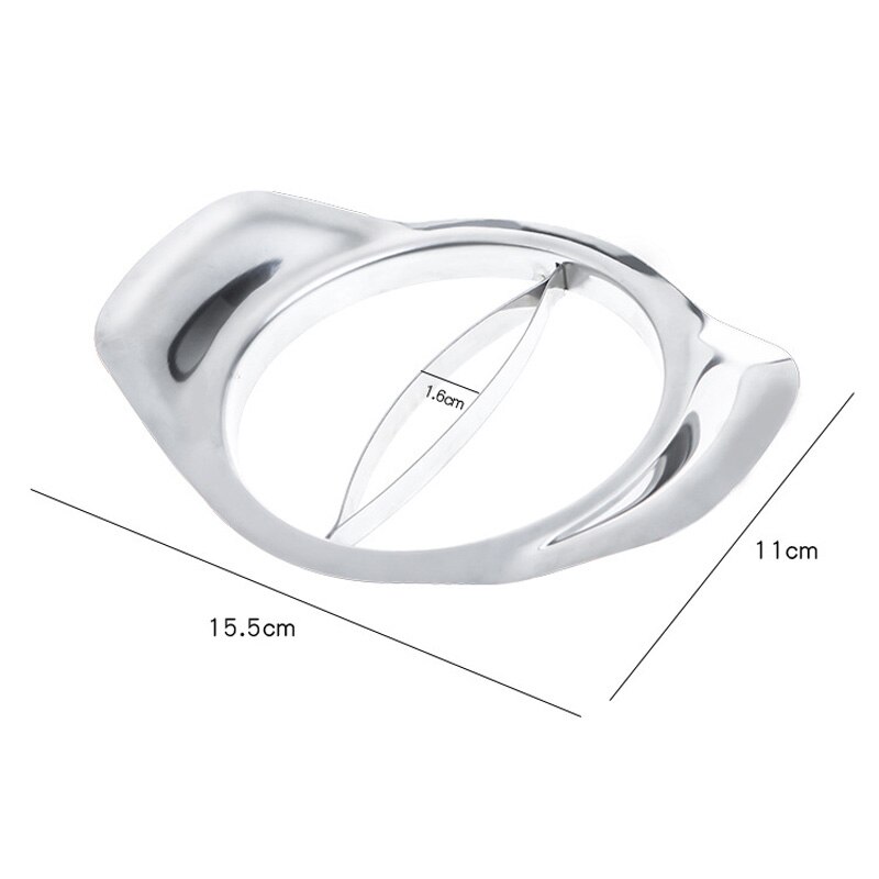 Mango Slicer Cutter Peeler Stainless Steel Fruit Core Seed Remover Chopper Pitter Slicer Peeling Peeler Mango Cut Kitchen Tool