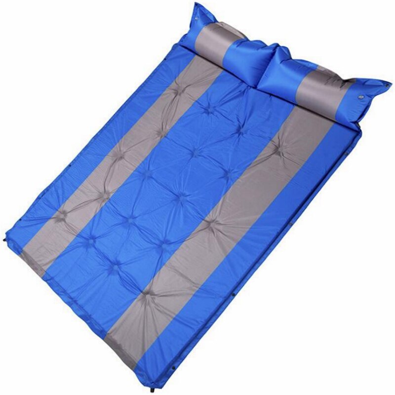 Outdoor Camping Opblaasbare Tent Mat Mummie Pads Met Kussen Air Matras Utralight Camping Mat Auto Reizen Bed Vochtbestendige pad