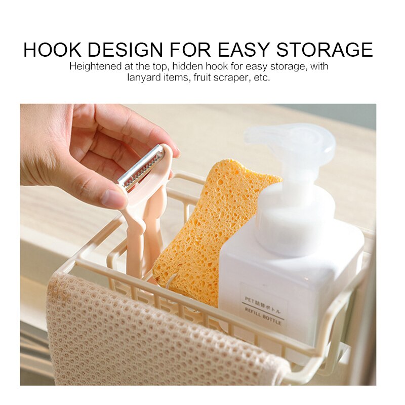 Rvs Kraan Opslag Rekken Verstelbare Sink Rag Spons Afdruiprek Keuken Badkamer Zeep Opslag Houders Planken
