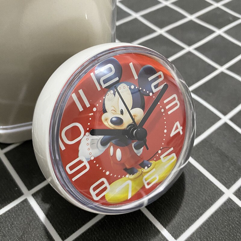 Mini Muur Sticker Klok Badkamer Anti-Fog Waterdichte Klok Keuken Wc Klok Kleine Quartz Klok, Klok 7Cm: Mickey