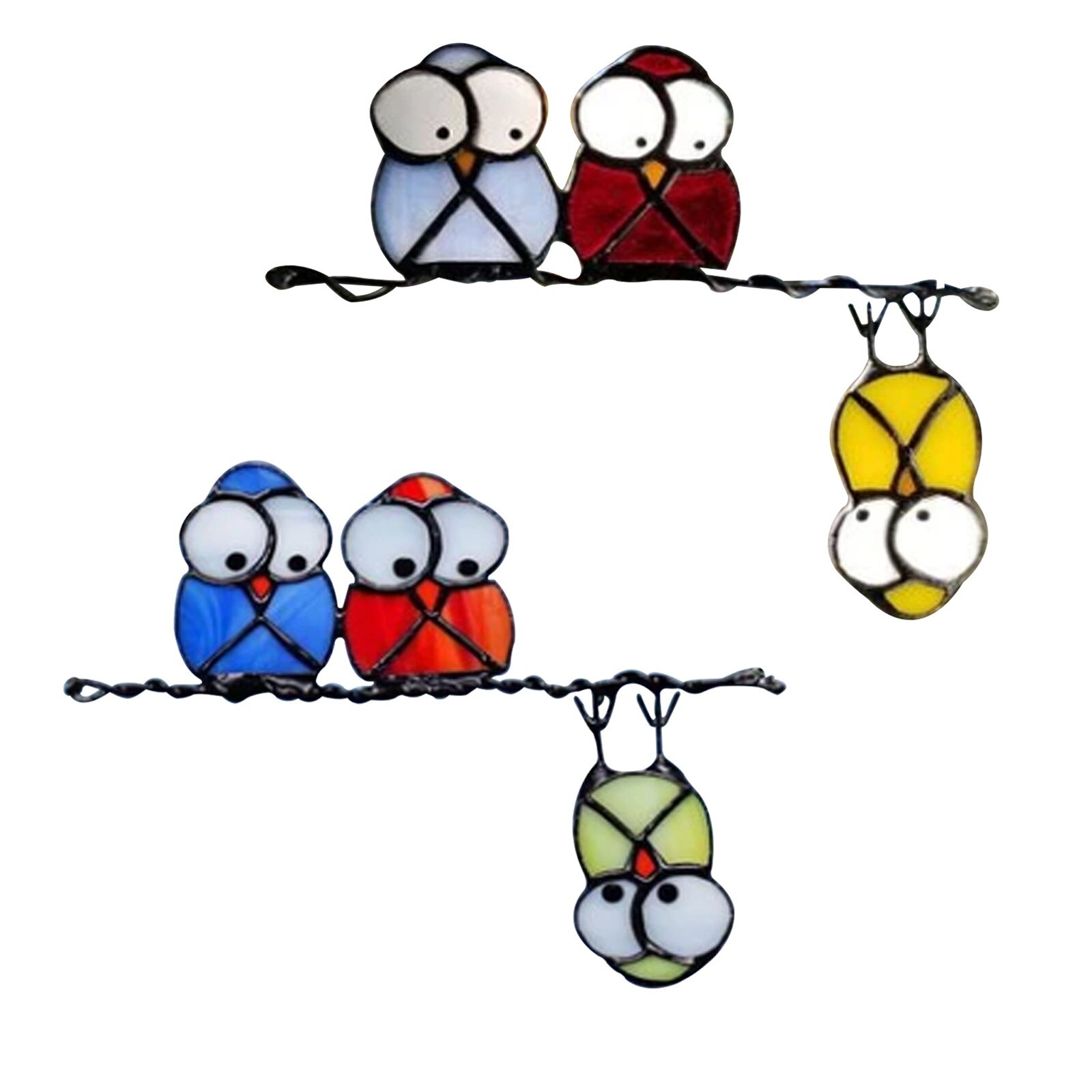 Window Stickers Birds Window Clings Window Decals Spring Decorations Fridge Magnets Home Decoration Stickers