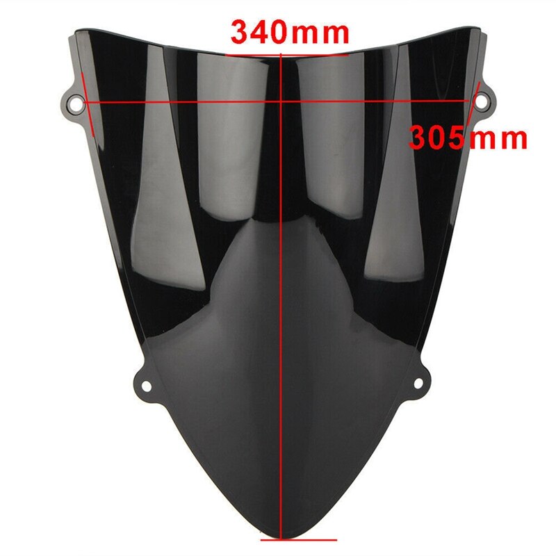 Motorfiets Voorruit Windsn Deflector Past Voor Kawasaki Ninja 250r 250R EX250 Zwarte Motorfiets Accessoires